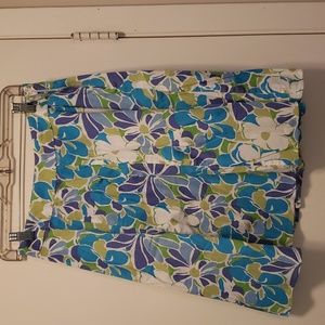 St. John's Bay Floral skirt 8p